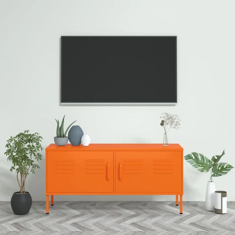 Meuble TV en Acier Design et Élégance Indus