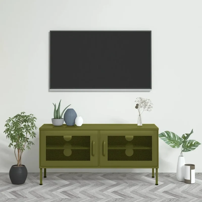 Meuble TV en Acier Industriel