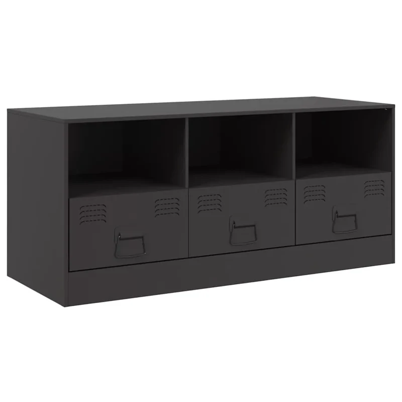 Meuble TV en Acier au Style Industriel