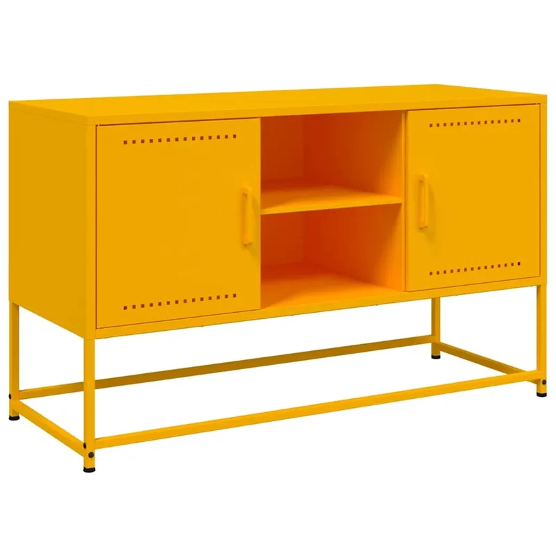 Meuble TV avec Casier en Acier 6 couleurs
