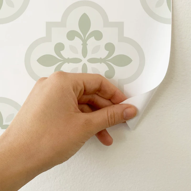 Stickers pour carrelage de sol Séville 20 x 25 cm - Lot de 14 stickers - Plusieurs couleurs disponibles