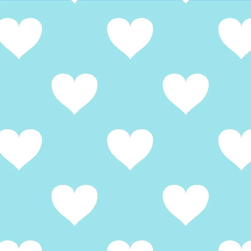 Coeurs Bleus PVC 50x125,5 cm