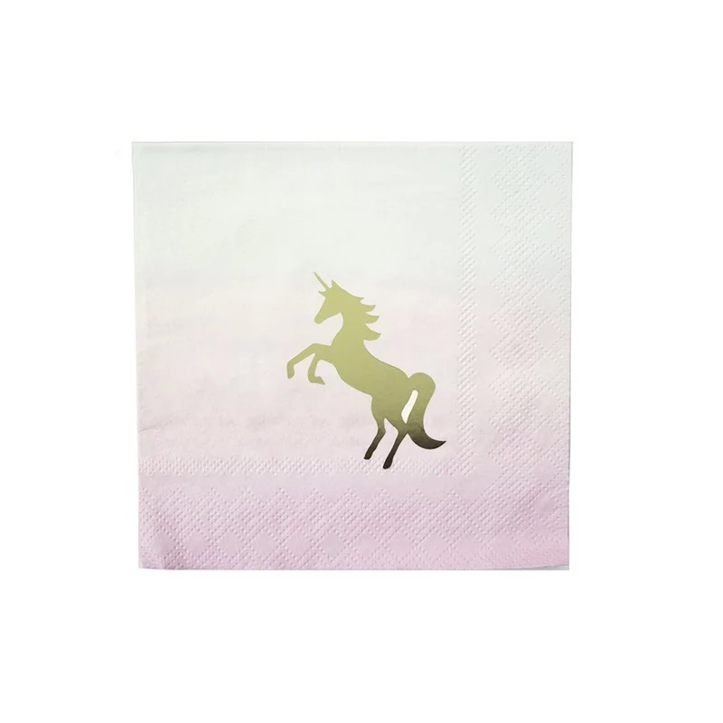 Serviettes Licorne