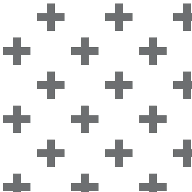 Autocollant TISSU Croix anthracite 53 x 133,5 cm