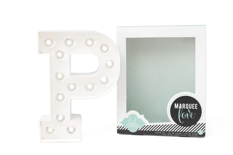 Marquee LED personnalisable Kit 'P' Marquee Love