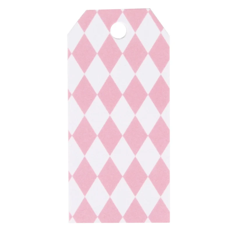 Tags Tags Blanc et Rose