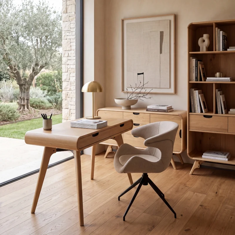Bureau 2 tiroirs