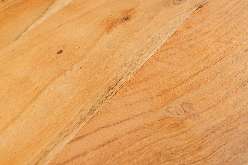 Buffet en bois massif ALPINE 145cm acacia finition miel commode avec tiroirs design rétro