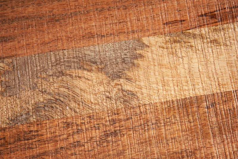 Table d'appoint artisanale MAKASSAR 45cm en bois de manguier naturel et bois massif, table de chevet étagère