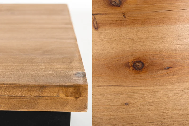 Cave à vin design BODEGA 185cm casier à bouteilles en métal bois de sapin noir naturel