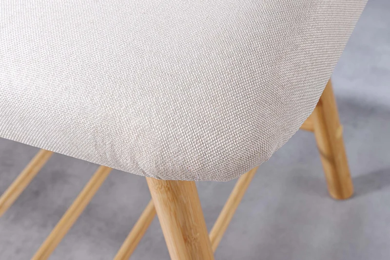 Banc à chaussures élégant ZEN-BO Banc étagère en bambou beige naturel 90 cm avec espace de rangement