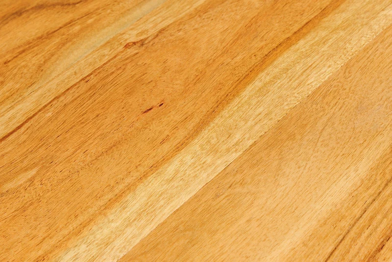 Buffet TV en bois massif ALPINE 145cm acacia naturel design rétro finition miel