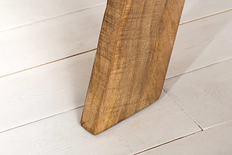 Table à manger ronde ART WOOD 120cm en manguier massif marron