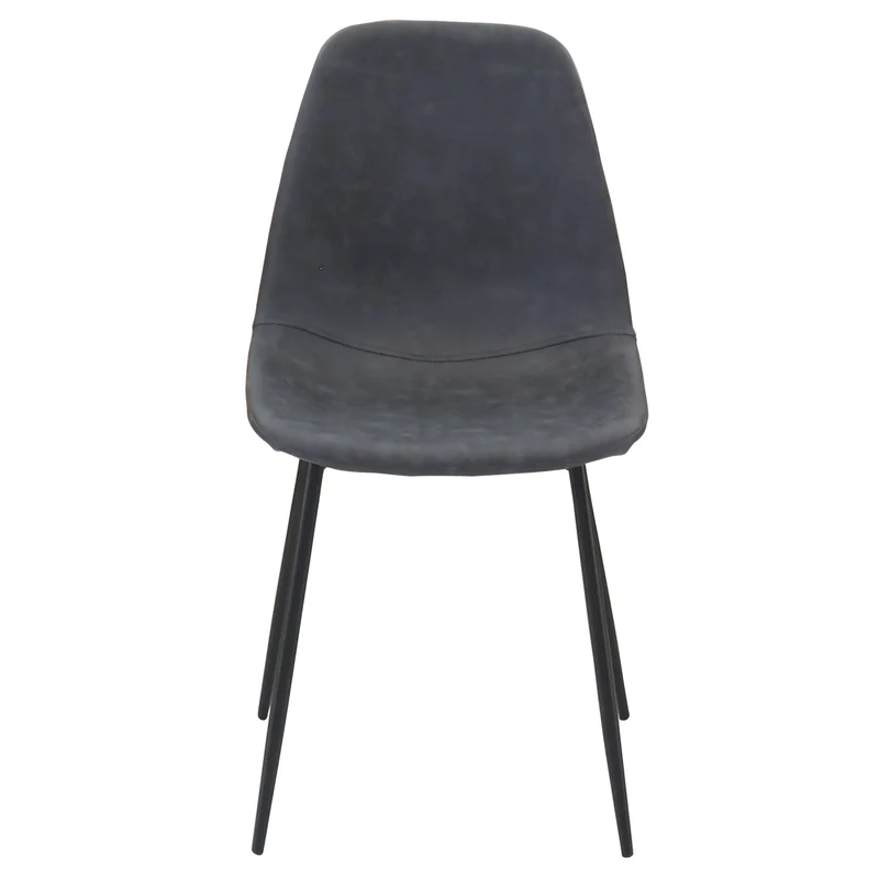 Chaise noir vieilli