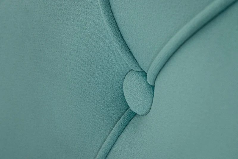 Lot de 2x chaises baroque CASTLE DELUXE velours bleu acier inoxydable doré avec tête de lion Chesterfield