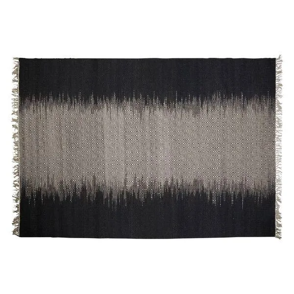 Tapis 240cm beige et carbone