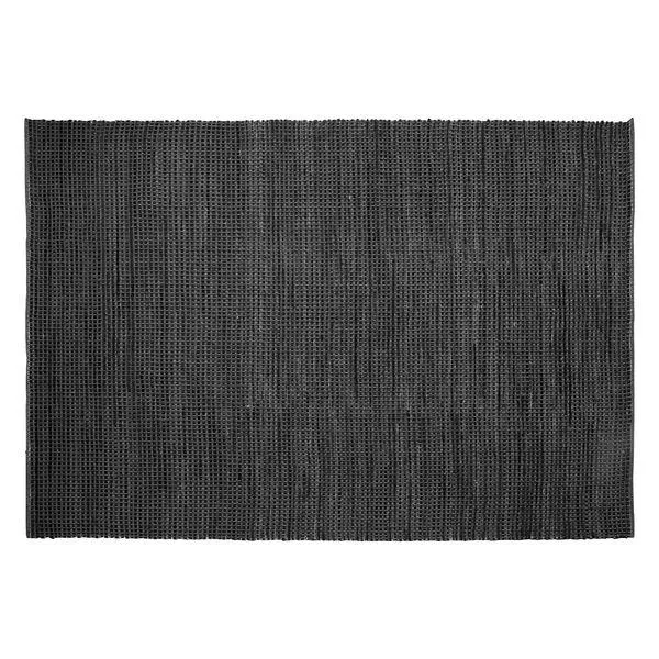 Tapis 240cm noir et carbone