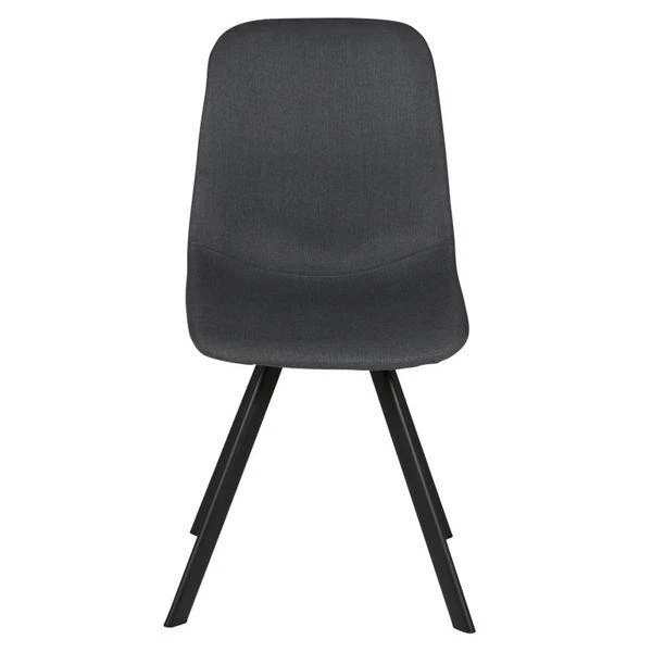 Chaise en tissu gris