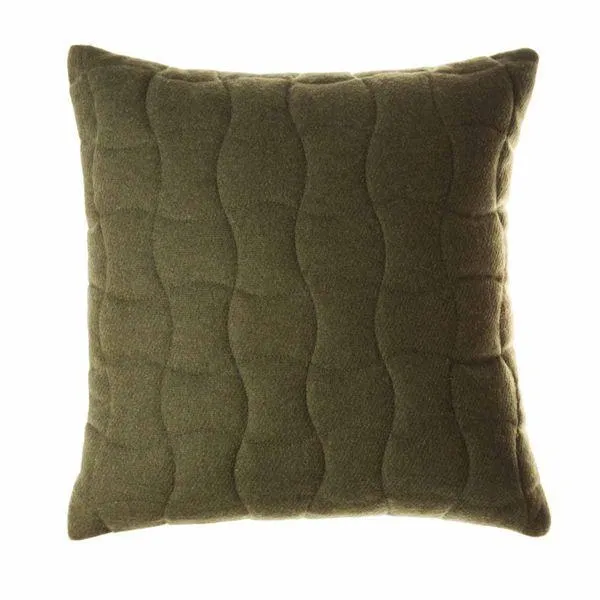 Coussin kaki 45 x 45 cm Sohan