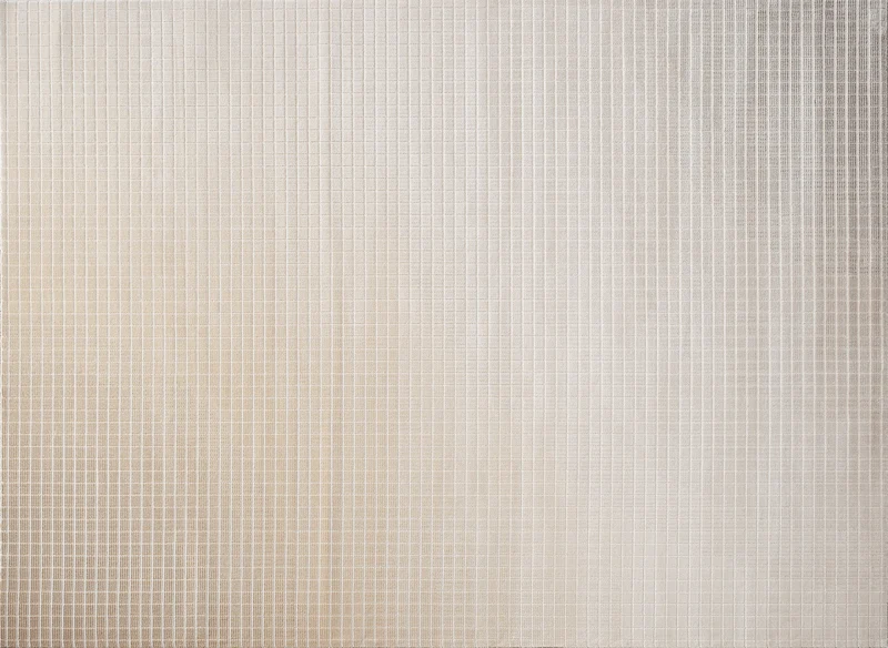 Tapis beige à petits carreaux 200 x 290 cm TALO