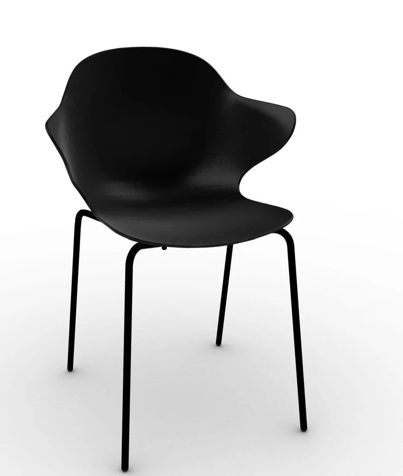 Chaise Calligaris - Saint Topez (Pieds en métal) CS1845
