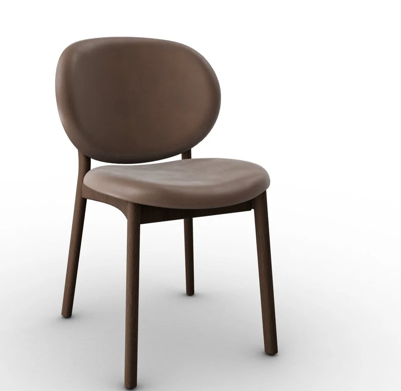 Chaise Calligaris - INÈS (Pieds en bois) CS2079