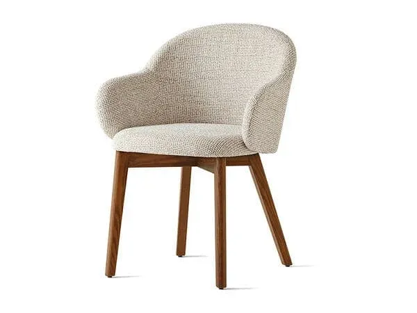Chaise Calligaris - Holly Fab (Pieds en bois) CS2206