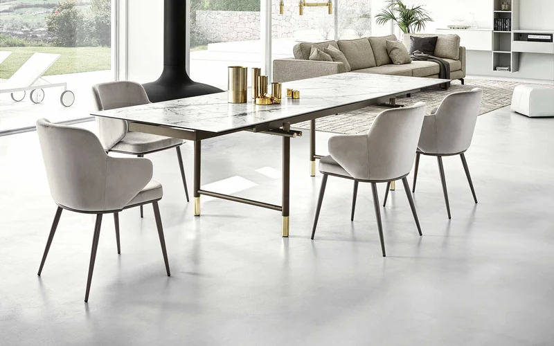 Chaise Calligaris - Foyer (Fauteuil avec pieds en métal) CS1898