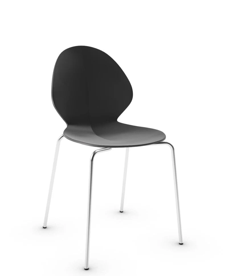 Chaise Calligaris - Basil (Chromé, Pieds en métal) CS1359