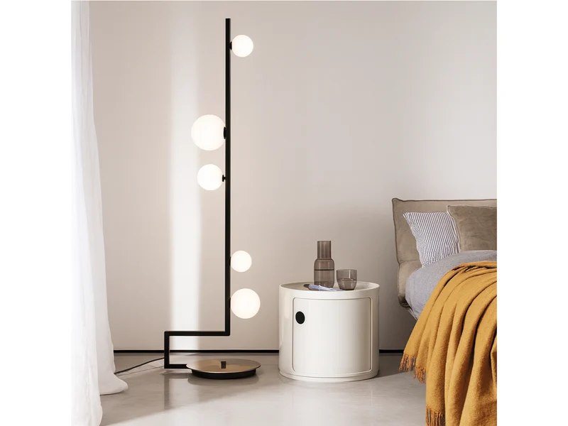 Lampadaire boule moderne - Birdy