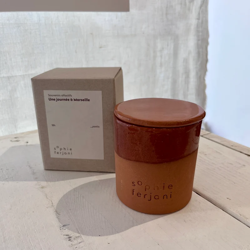 BOUGIE PASTIS X SOPHIE FERJANI