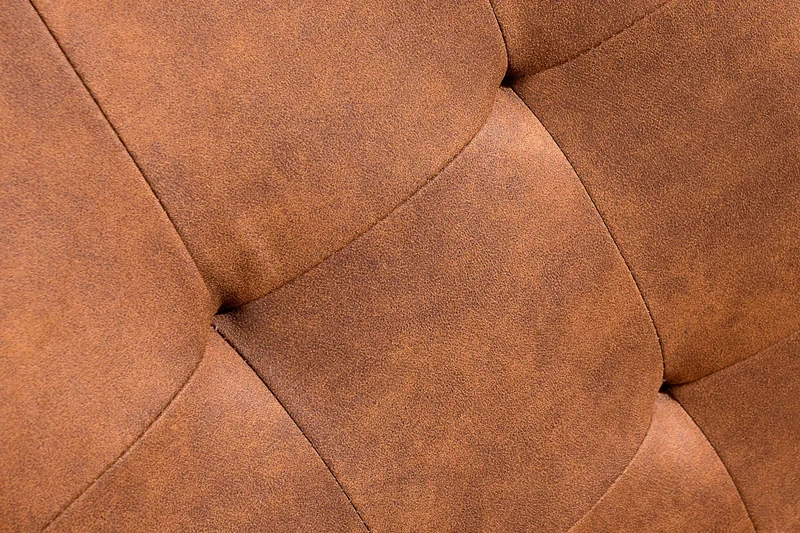 Lot de 2x chaises cantilever design OXFORD vintage marron cadre fer