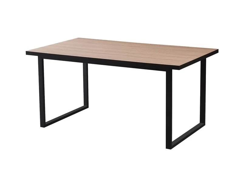 Table à manger noir chêne - Nour