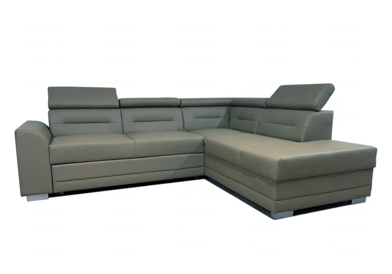 Canapé angle design gris - Tara