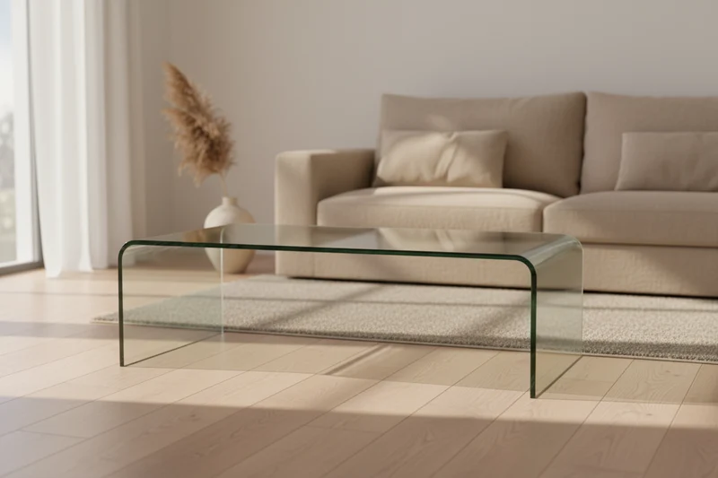 Table basse en verre - Domy