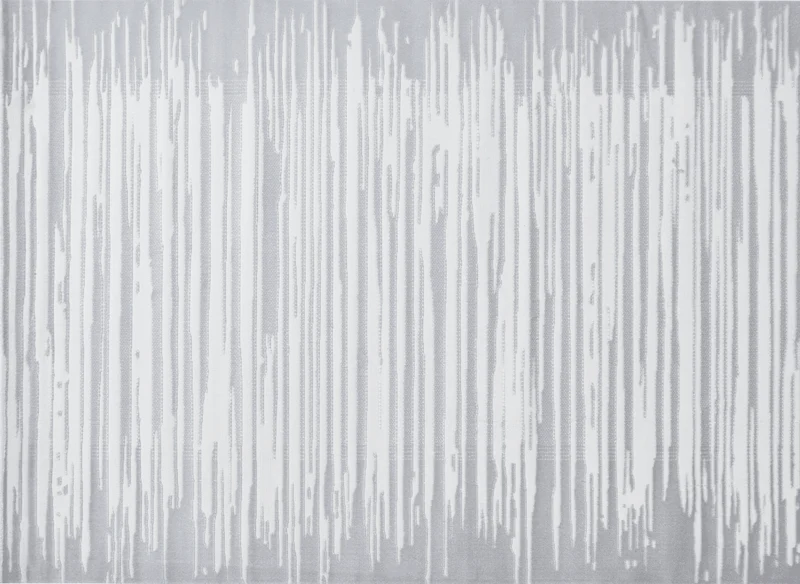 Tapis gris et blanc 160 x 230 cm FROST