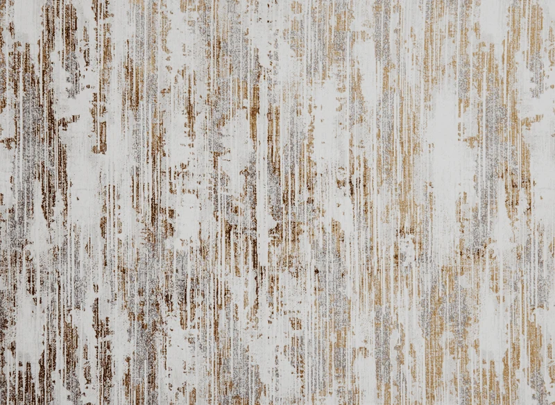 Tapis abstrait beige marron 160 x 230 cm PATINA