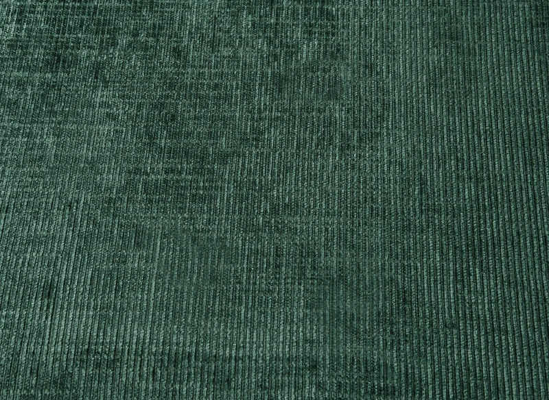 Canapé panoramique convertible avec coffre en velours chiné vert olive MARIANO- Angle droit