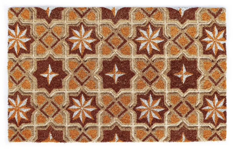 Tapis d’entrée Paillasson coco naturel, 40x60CM, EP 1,5CM