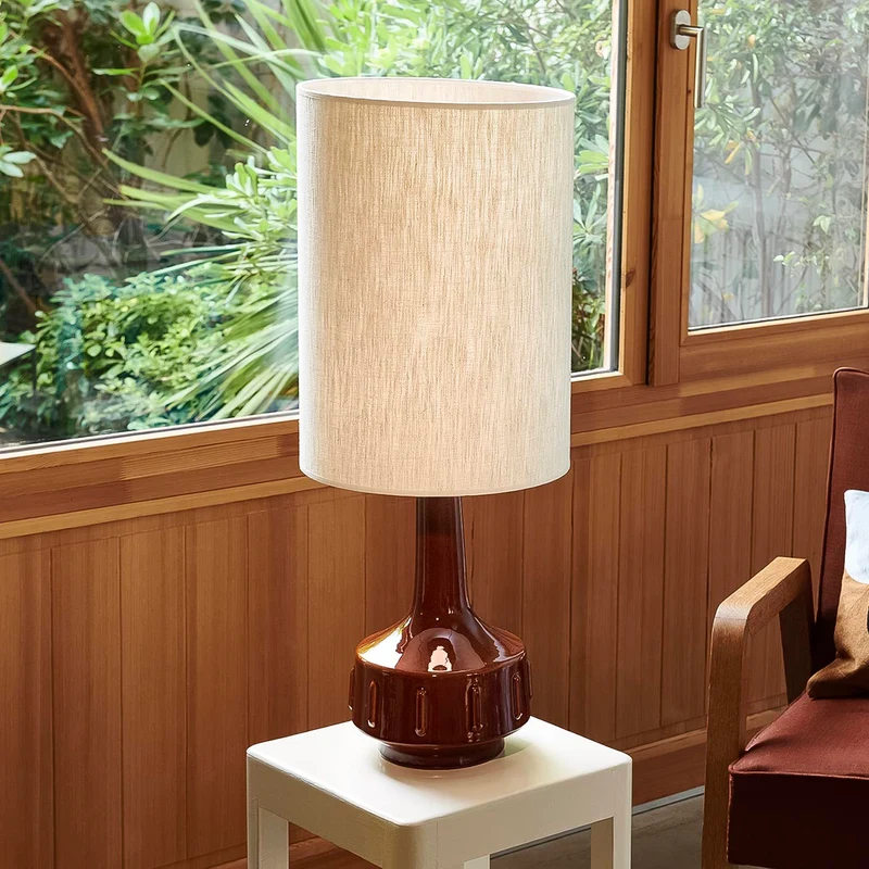 LAMPE À POSER JIMMY - BRUN