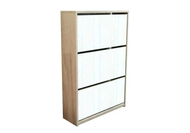 Meuble chaussure chêne miroir - Cali