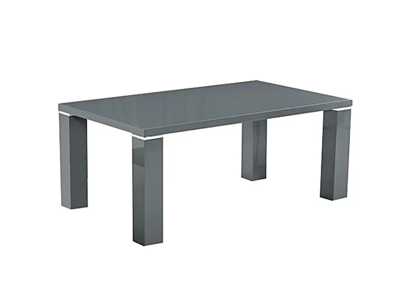 Table basse laqué gris - Ugo