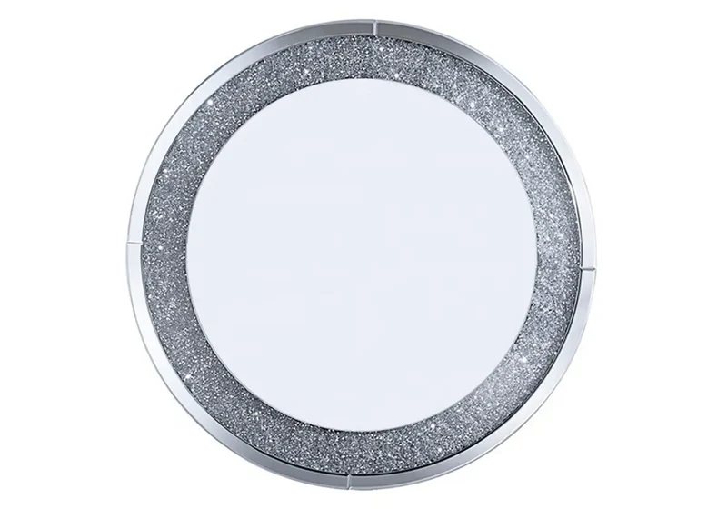 Miroir rond design diamant - Ava