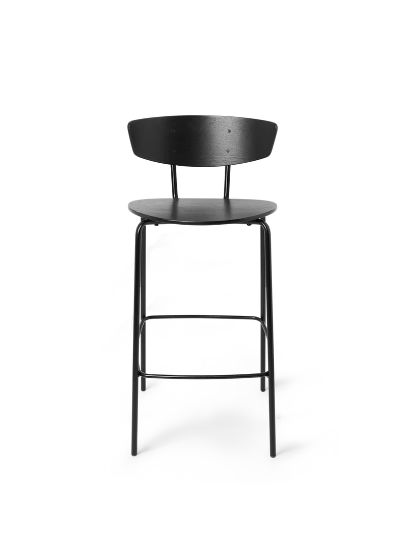 Ferm Living Tabouret de comptoir - Herman Noir (En stock)