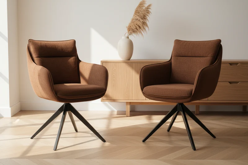 Lot de 2 chaises pivotante - Belfast