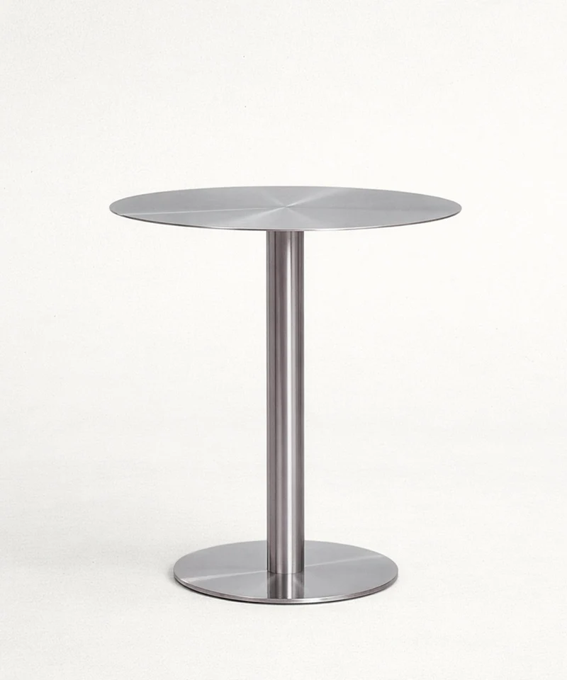 Mesa exterior de metal redonda Fade (Ø70 cm)