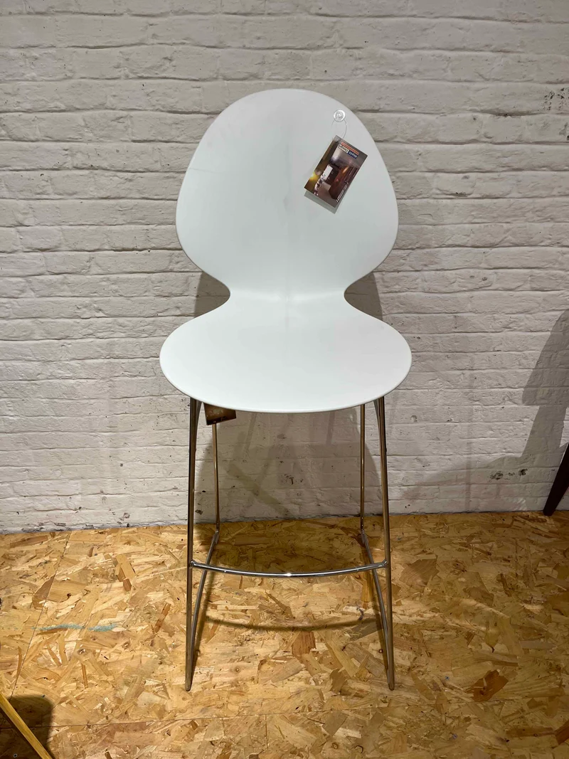 Tabouet Calligaris - Basil Metal Pieds White (Modèle d'exposition)