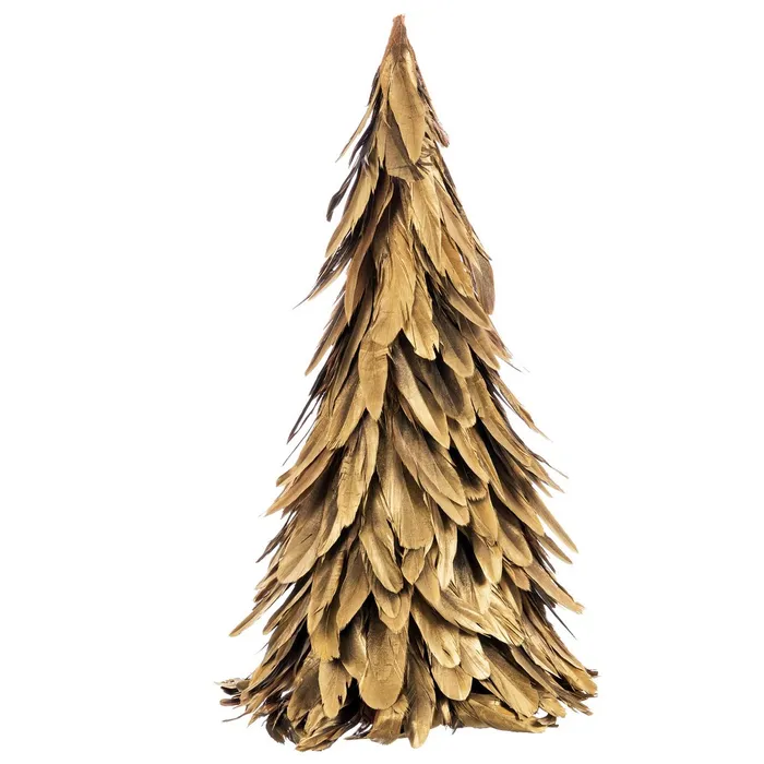 Arbre plumes Or M