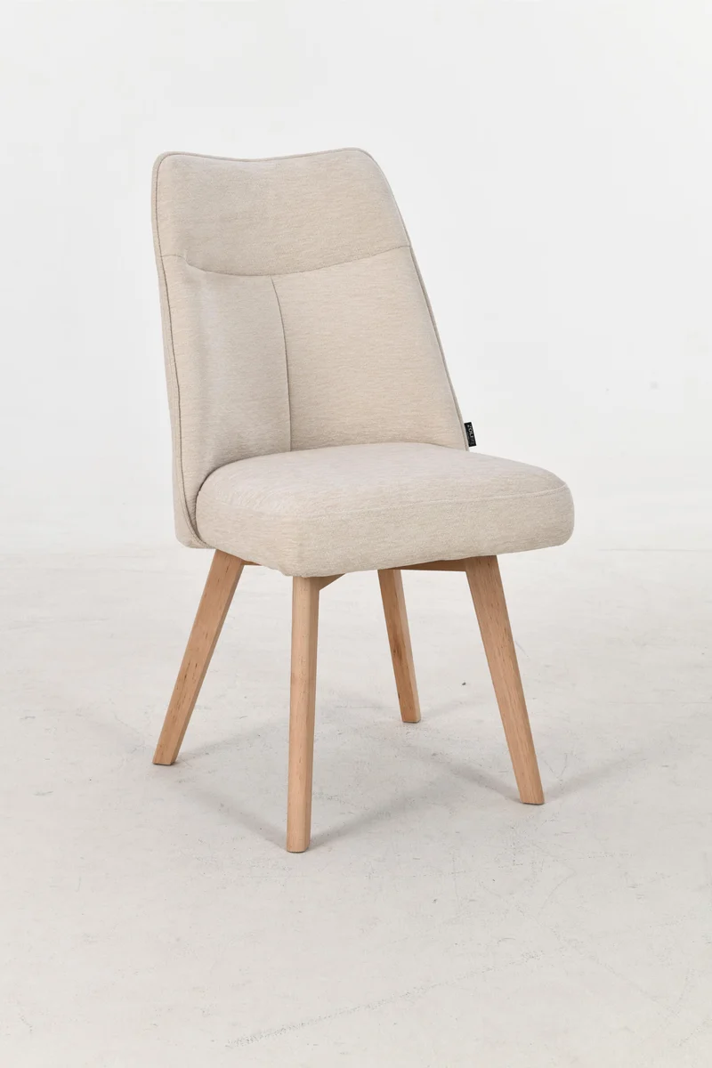 Chaise en tissu anti tache, 61x52xH95CM ANA