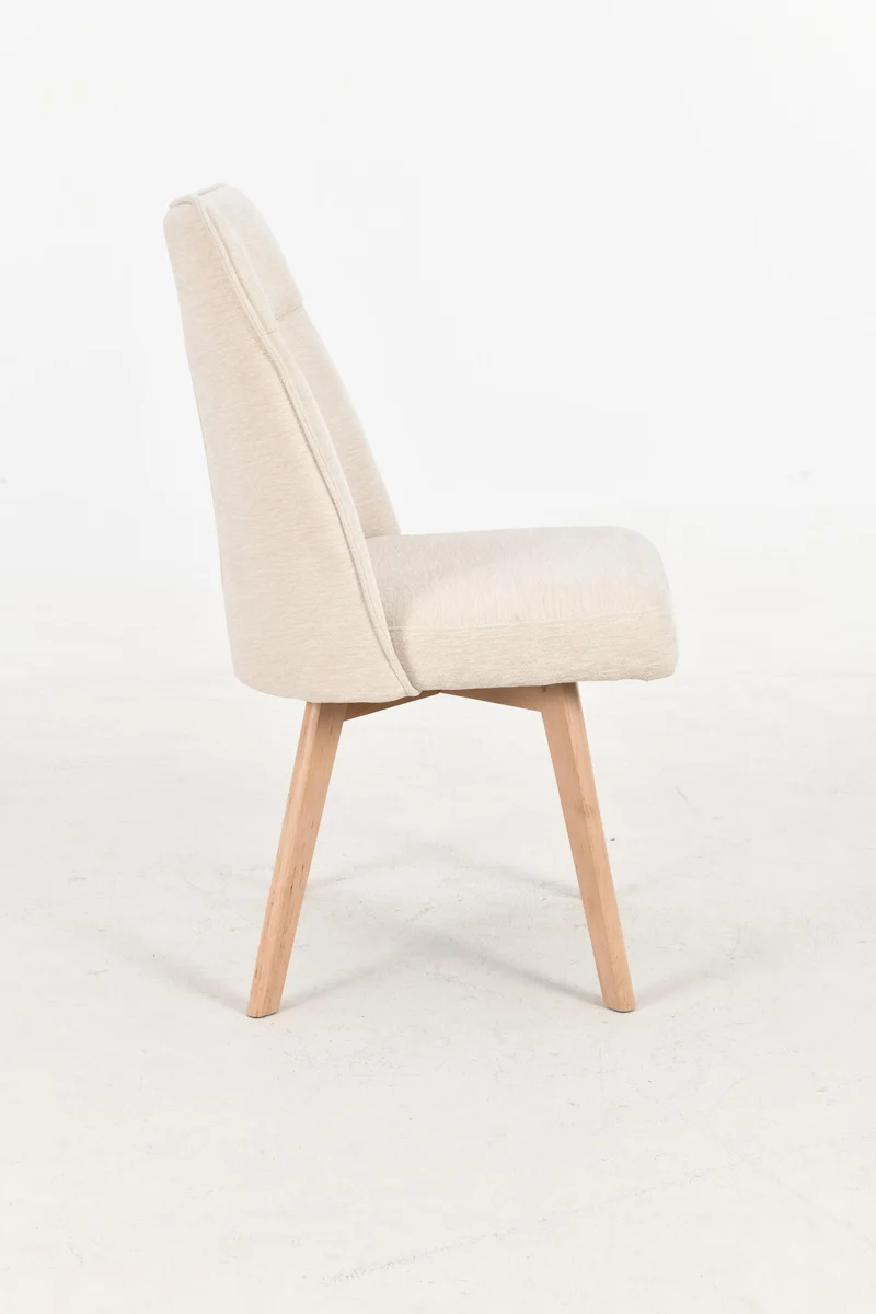 Chaise en tissu anti tache, 61x52xH95CM ANA